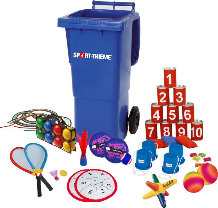Produktbild Sport-Thieme Spieltonne Mini mit Wurfspielen