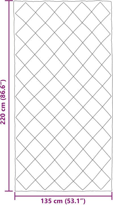 Produktbild vidaXL Moderne Bettwäsche (Duvetbezug, 135 x 220 cm)