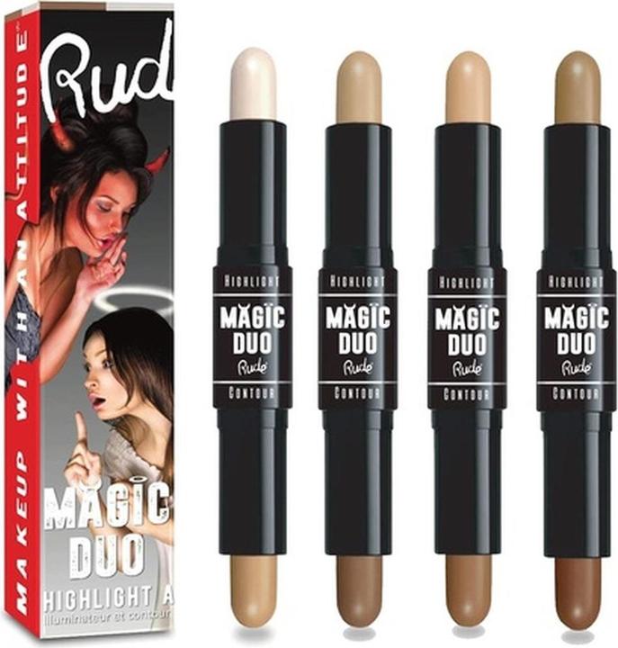 Produktbild Rude Cosmetics RUDE Magic Duo Highlight & Contour Light (Highlighter)