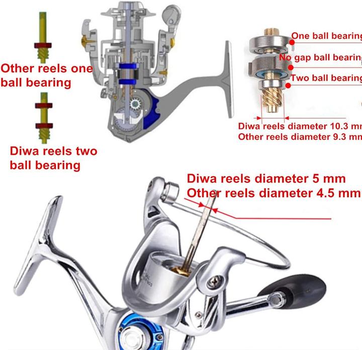 Immagine prodotto Diwa Mulinelli da pesca a spinning 3000 (3000)