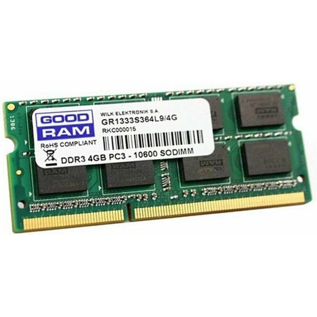 Goodram GR1600S3V64L11S (1 x 4GB, 1600 MHz, DDR3-RAM, SO-DIMM), Memoria RAM, Verde
