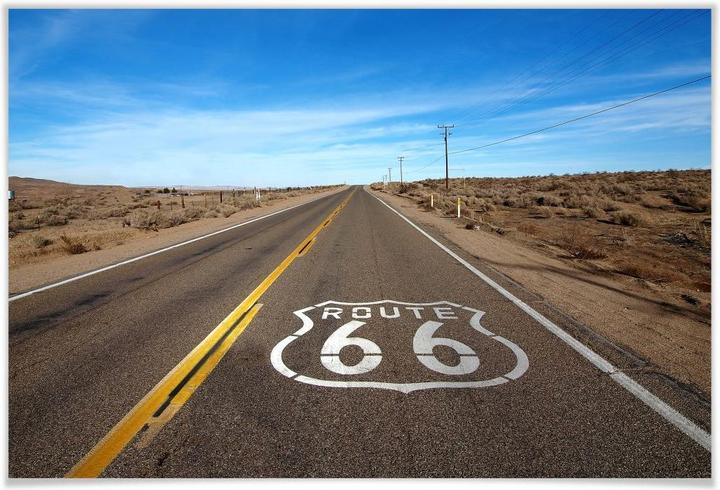 Actual product image Trenddeko Route 66 (75 x 50 cm)