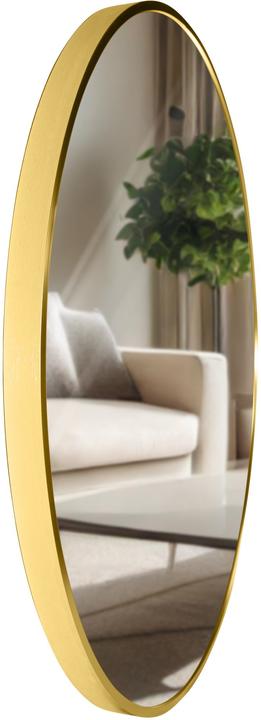 Produktbild CLP Wandspiegel Elsie rund in 4 Grössen, für Wohnzimmer, Schlafzimmer oder Bad (60 x 3 x 60 cm)