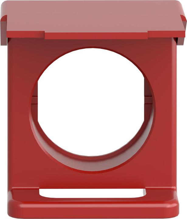 Produktbild Schneider Electric Pushbutton Flap Padlockable Red