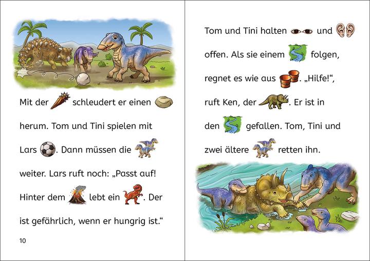 Produktbild Bildermaus - Dinosauriergeschichten (Deutsch, Michael Böhm, Loewe Erstlesebücher, Henriette Wich, 2022)