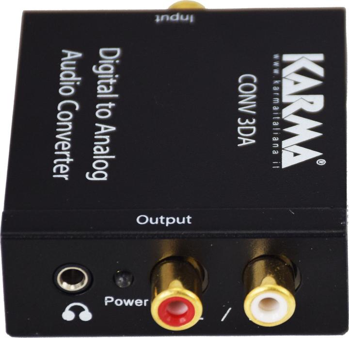 Produktbild Karma Italiana CONV 3DA Audiowandler Schwarz (Digital -> Analog)