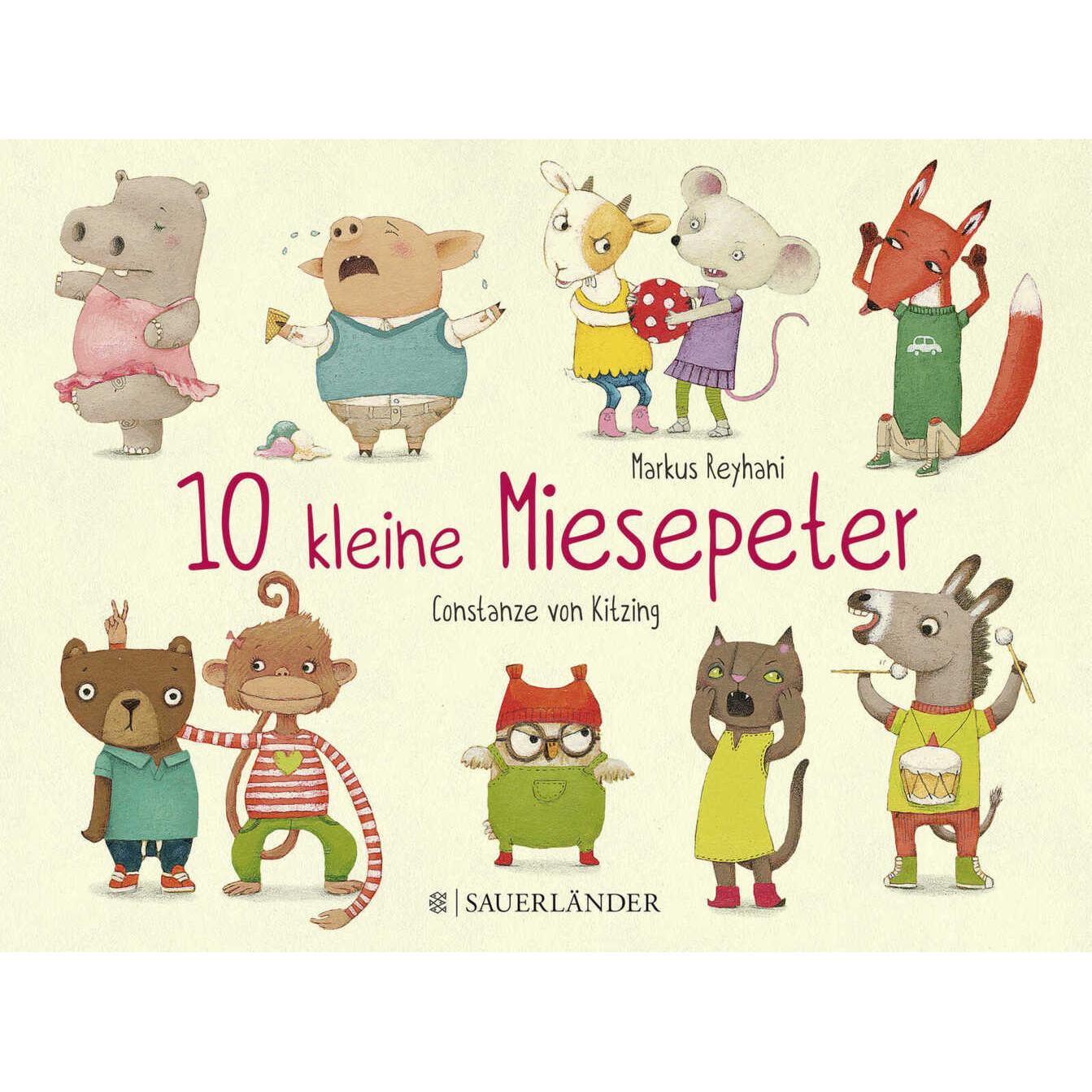 10 kleine Miesepeter, Kinderbücher von Markus Reyhani