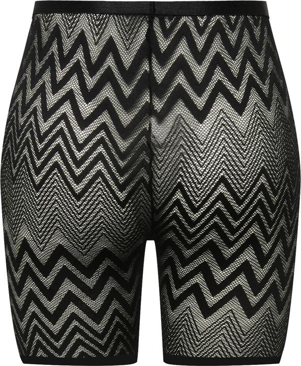 Produktbild Ulla Popken Strumpf-Radler, Zackenmuster, Oberschenkel-Schutz