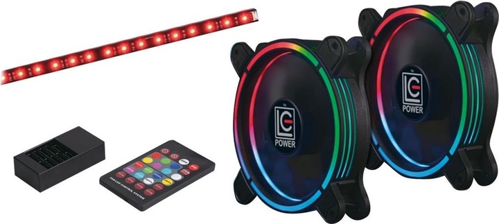 Actual product image LC-Power Case fan LC-CF-PRO-COMBO (120 mm, 1 x)
