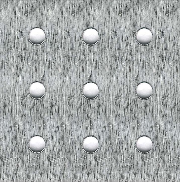 Alfer Tôle perforée ronde (500 mm, 250 mm, 1.50 mm)