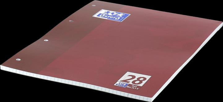 Actual product image Oxford School notepad, A4, ruling 28 (A4, Lined, Hardcover)