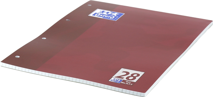 Produktbild Oxford Schulblock, A4, Lineatur 28 (A4, Liniert, Harter Einband)