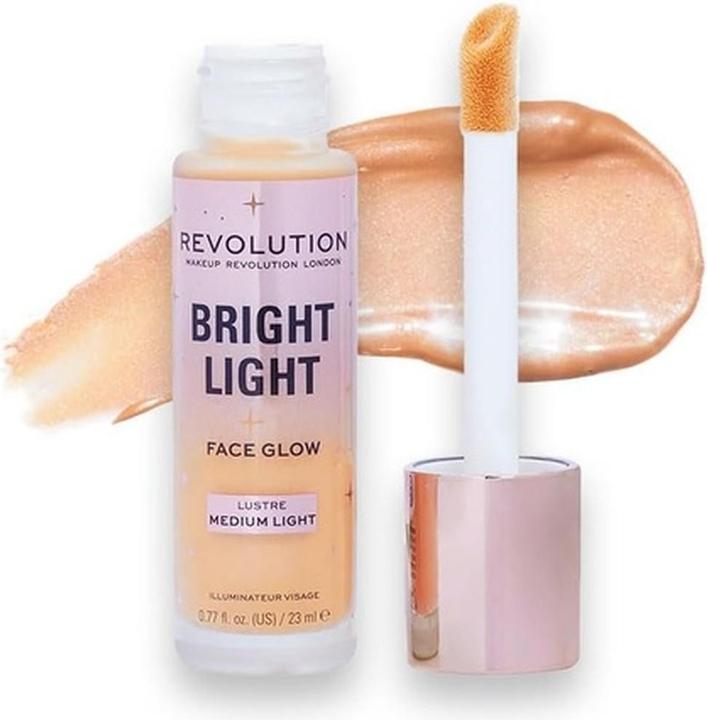Produktbild Makeup Revolution Bright Light Face Glow Brightening Skin Tint Radiant Finish Lustre Medium (Lustre Medium Light)