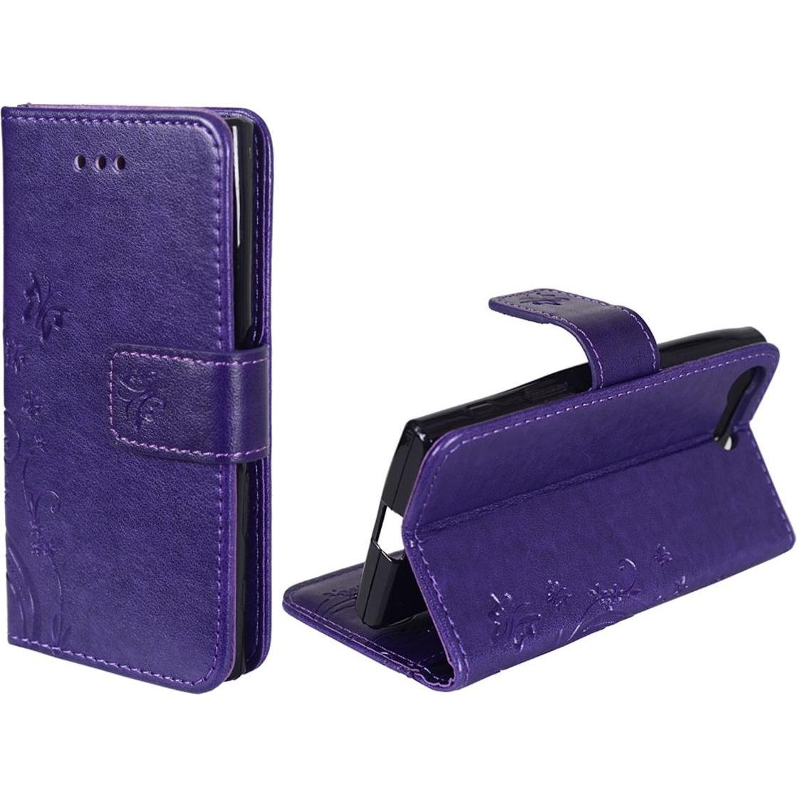 König Design Schutz Handy Hülle für Sony Xperia X Compact Case Cover Tasche Wallet Etui Neu (Sony Xperia X Compact), Sma...