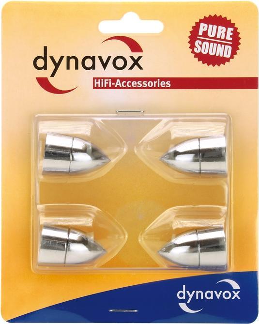 Actual product image Dynavox SubWatt appliances and speaker bases set of 4 chrome (Screen protective film)