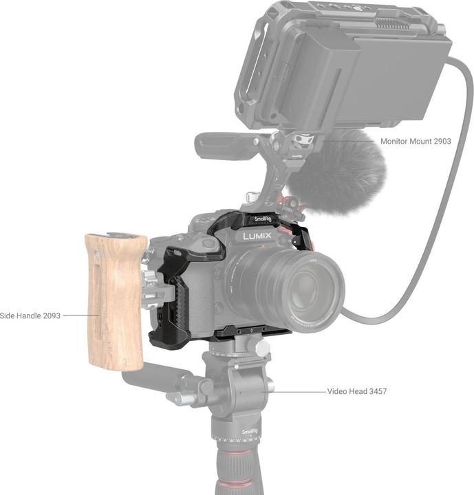 Image du produit SmallRig Black Mamba Series Camera Cage pour Panasonic LUMIX GH6 3440