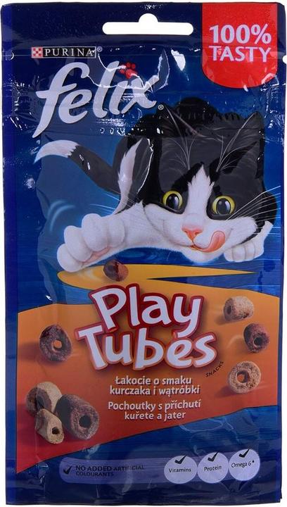 Felix Play Tubes Chicken Liver - Dry Cat Food - 50 g (Senior, 1 pcs., 50 g)