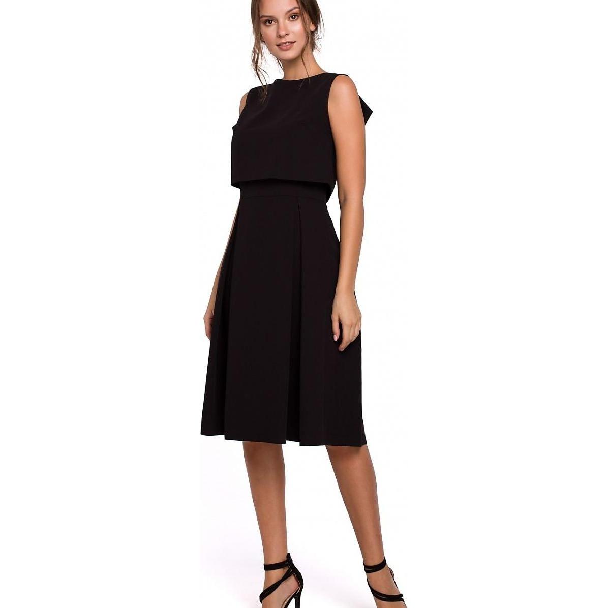 Makover, Damen, Kleider, Abendkleid, Schwarz, (S)