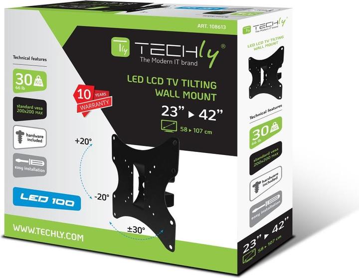 Actual product image Techly Shelf for TV screen black