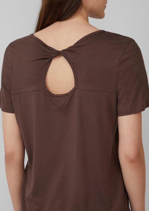 Produktbild S.Oliver T-Shirt Jersey-T-Shirt im O-Shape mit Cut-out (46)