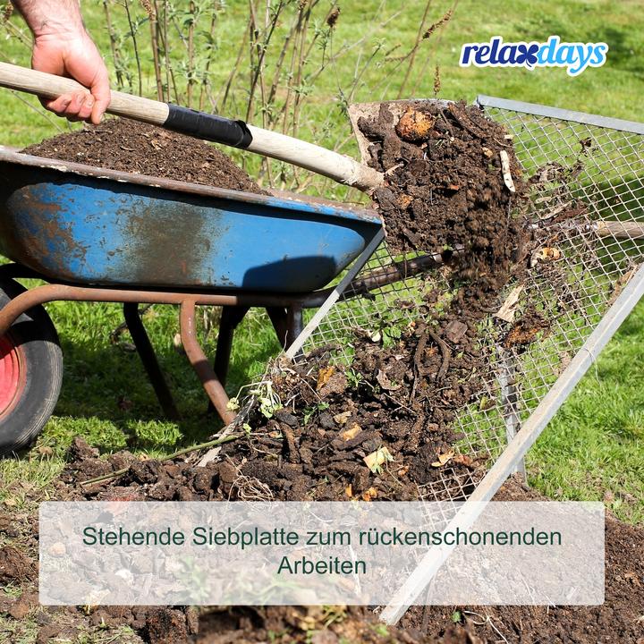 Actual product image Relaxdays Gardening Sieve
