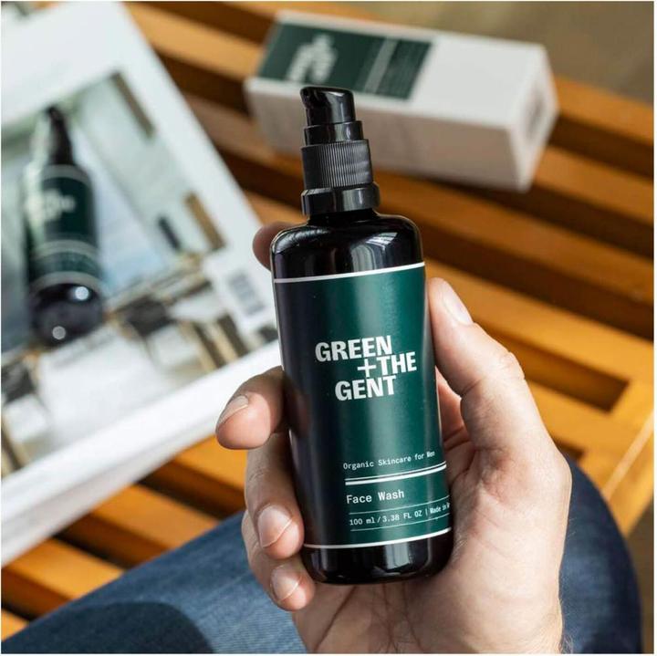 Actual product image Green + The Gent Face Wash - Facial Cleansing Gel (Cleansing gel, 100 ml)
