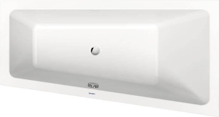 Produktbild Duravit Trapez-Badewanne No 1 1 Rückenschräge rechts weiss 1500x800mm (115 l, 150 cm, 80 cm)