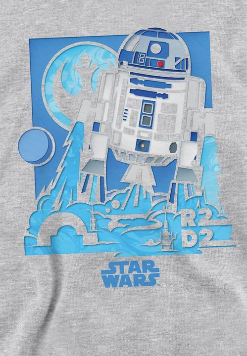 Image du produit Star Wars - Sweat à capuche motif R2-D2 PAPERCUT - Enfant (116)