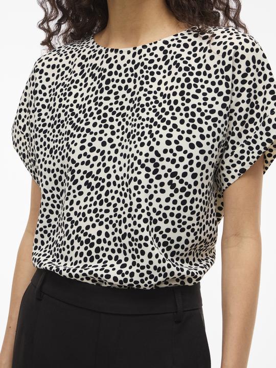 Immagine prodotto Vila Rundhals Oberteil mit kurzen Ärmeln (36)