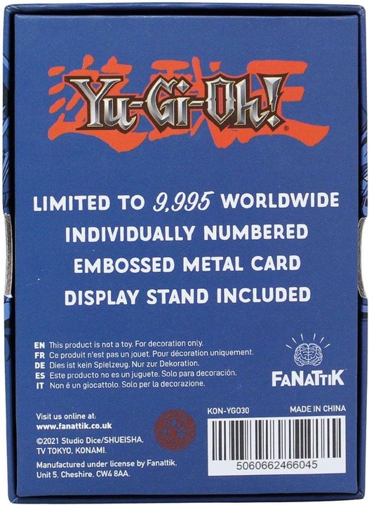 Immagine prodotto Yu-Gi-Oh ! Carta in metallo del Drago Ultimo Occhi Blu (Ponte)