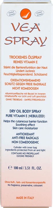 Image du produit VEA huile sèche vitamine E pure huile (Crème pour le corps, 100 ml)