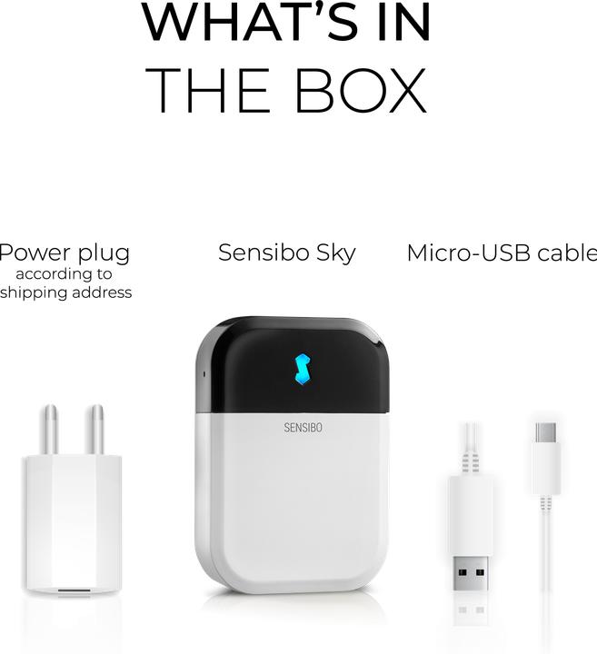 Immagine prodotto Sensative SBOLSKY01-WH - Regolatore Smart AC Sensibo Sky bianco nuvola