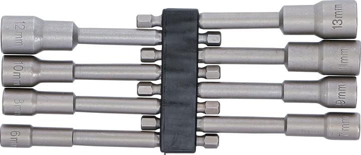 Actual product image BGS Socket spanner socket set (6 mm, 12 mm, 10 mm, 7 mm, 11 mm, 8 mm, 9 mm, 13 mm)