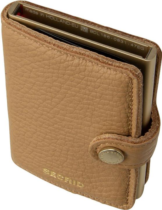 Actual product image Secrid Mini wallet PEBBLE MINI cappuccino