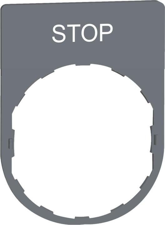 Actual product image Schneider Electric Label holder 30x40mm, with lettering ZBYP2304C0