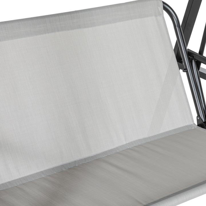 Immagine prodotto Outsunny Hollywoodschaukel Stahl, Polyester Grau