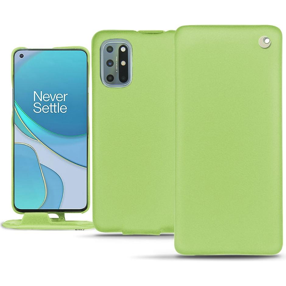 Noreve Lederschutzhülle vertikal (OnePlus 8T), Smartphone Hülle, Grün