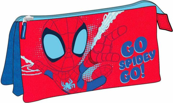 Produktbild SPIDEY - Federmäppchen 3 Fächer, rot