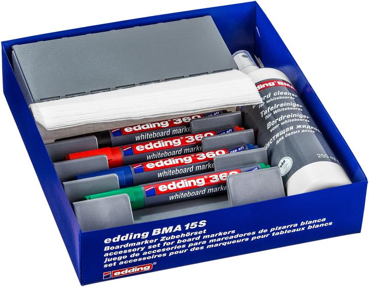 Produktbild Edding Boardmarker Zubehörset BMA 15S (Blau, Grün, Rot, Schwarz, 1.50 mm, 4 x)