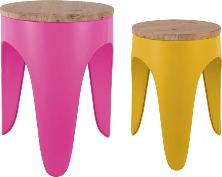 Actual product image Leitmotiv Stool Set Double Funky