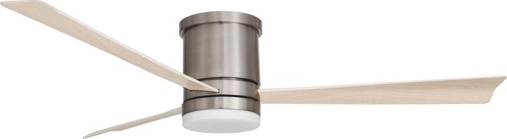 Nova Luce SATIN LED Ventilator Nickel 18W Warmweiss 25x132cm 9953016