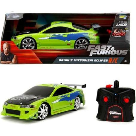 Jada Verde/Multicolore Fast & Furious Rc 1995 Mitsubishi 1:16