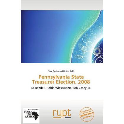 Pennsylvania State Treasurer Election, 2008, Fachbücher von Saul Eadweard Helias