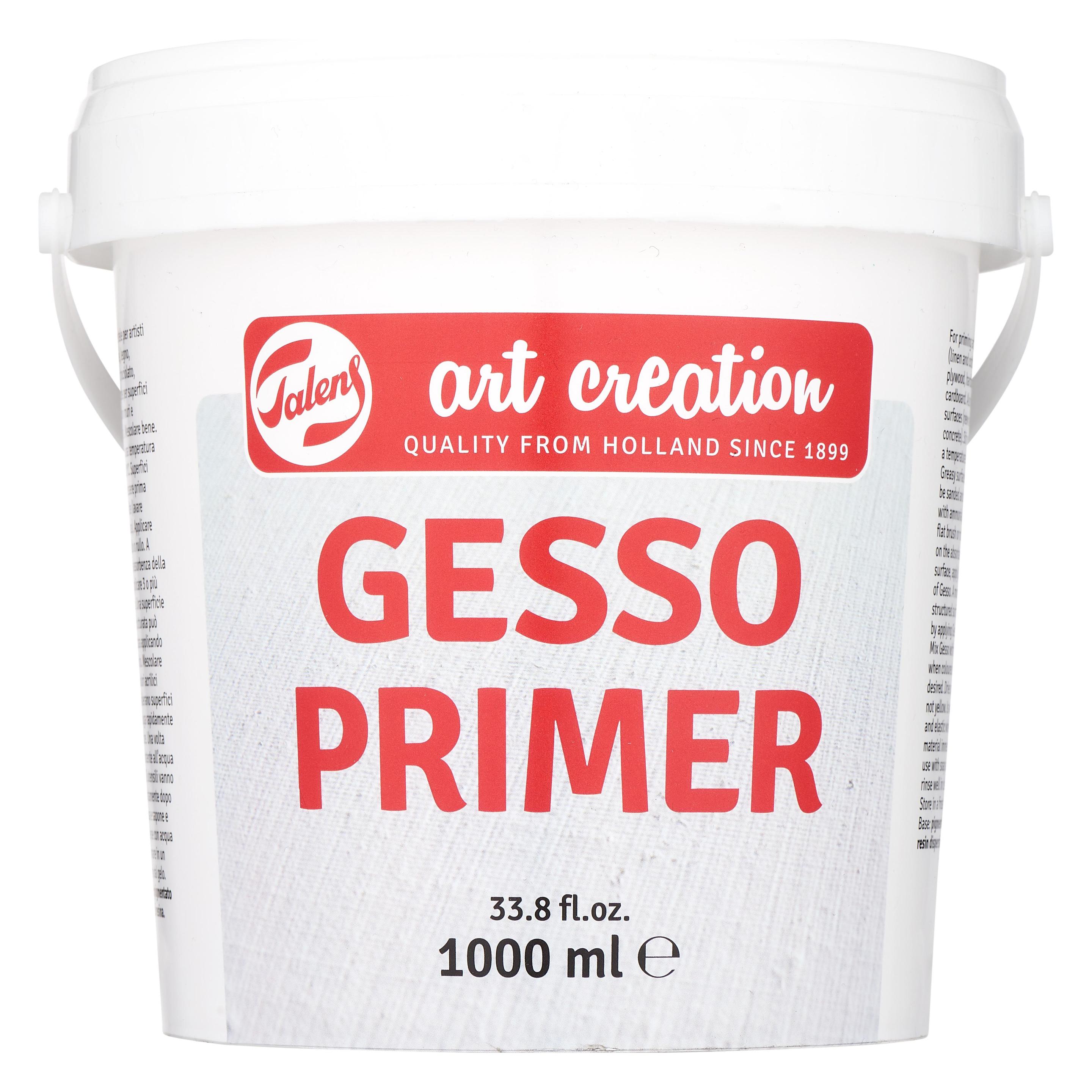 Talens, Kleuren + Verf Voor Doe-het-zelvers, Emmer Gesso Grondverf (1000 ml)