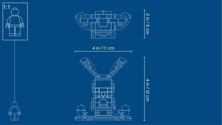Actual product image LEGO Easter Bunny (40271, LEGO Brickheadz)
