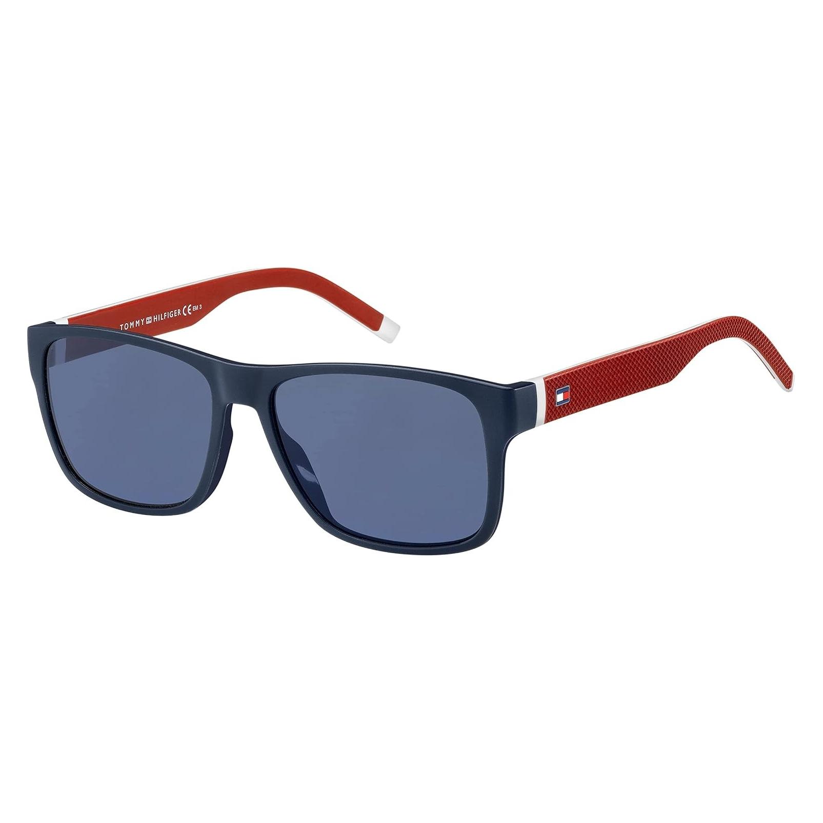Tommy Hilfiger, Zonnebril, Zonnebril Volwassenen BlauwRood Volledig Omrand