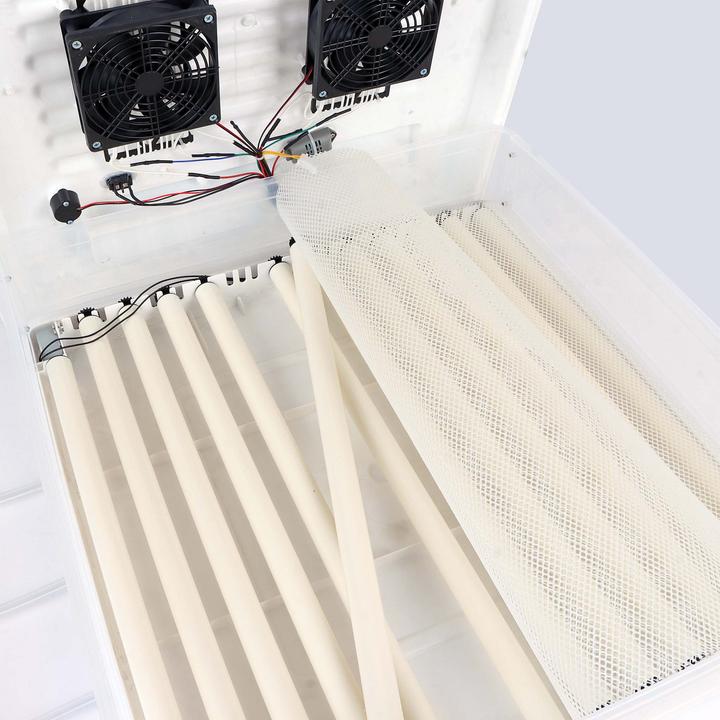 Actual product image Wiltec Fudajo Vollautomatischer Flächenbrüter Brutmaschine 128 Eier Inkubator Hühner