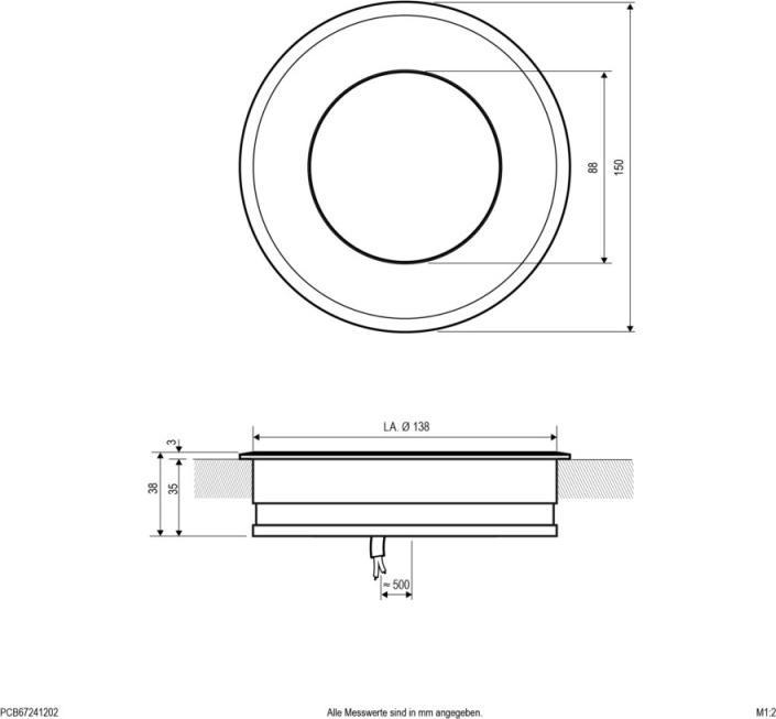 Image du produit EVN-Lichttechnik Encastré de sol à LED (1288 lm, IP67)
