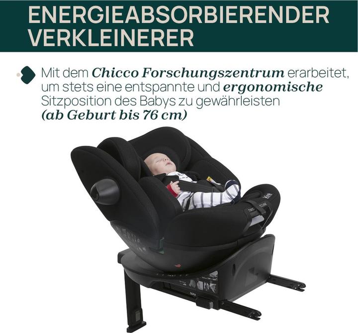 Produktbild Chicco Autositz Twist Recline Everone i-Size (Reboarder, ECE R129/i-Size Norm)
