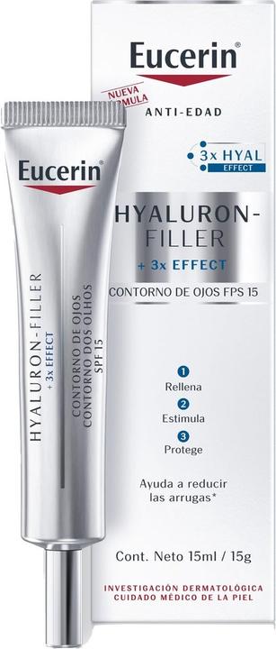 Produktbild Eucerin Hyaluron Filler Augenpflege Lsf15 (15 ml) (Augenpflege Crème, 15 ml, Tag)